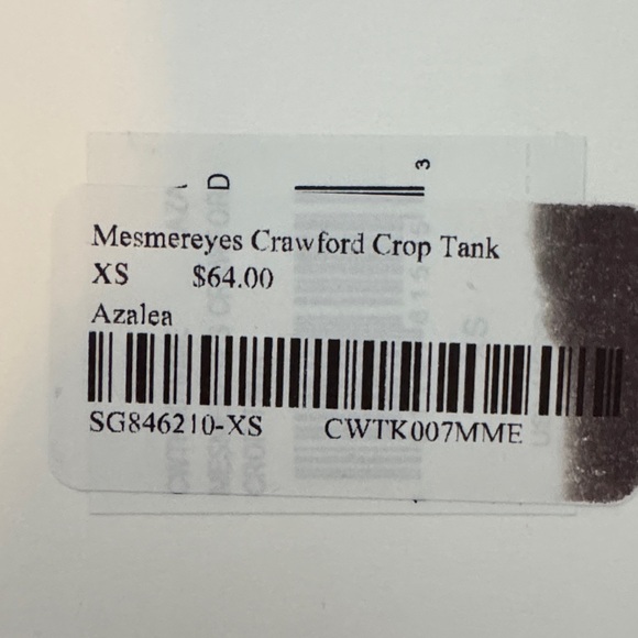 Spiritual Gangster Magenta Crop Top with Eye Design - Picture 2 of 3